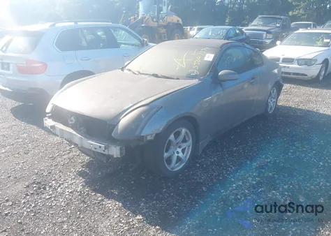 2003 Infiniti G35 Base W/Leather from USA, damaged, VIN JNKCV54E03M223118